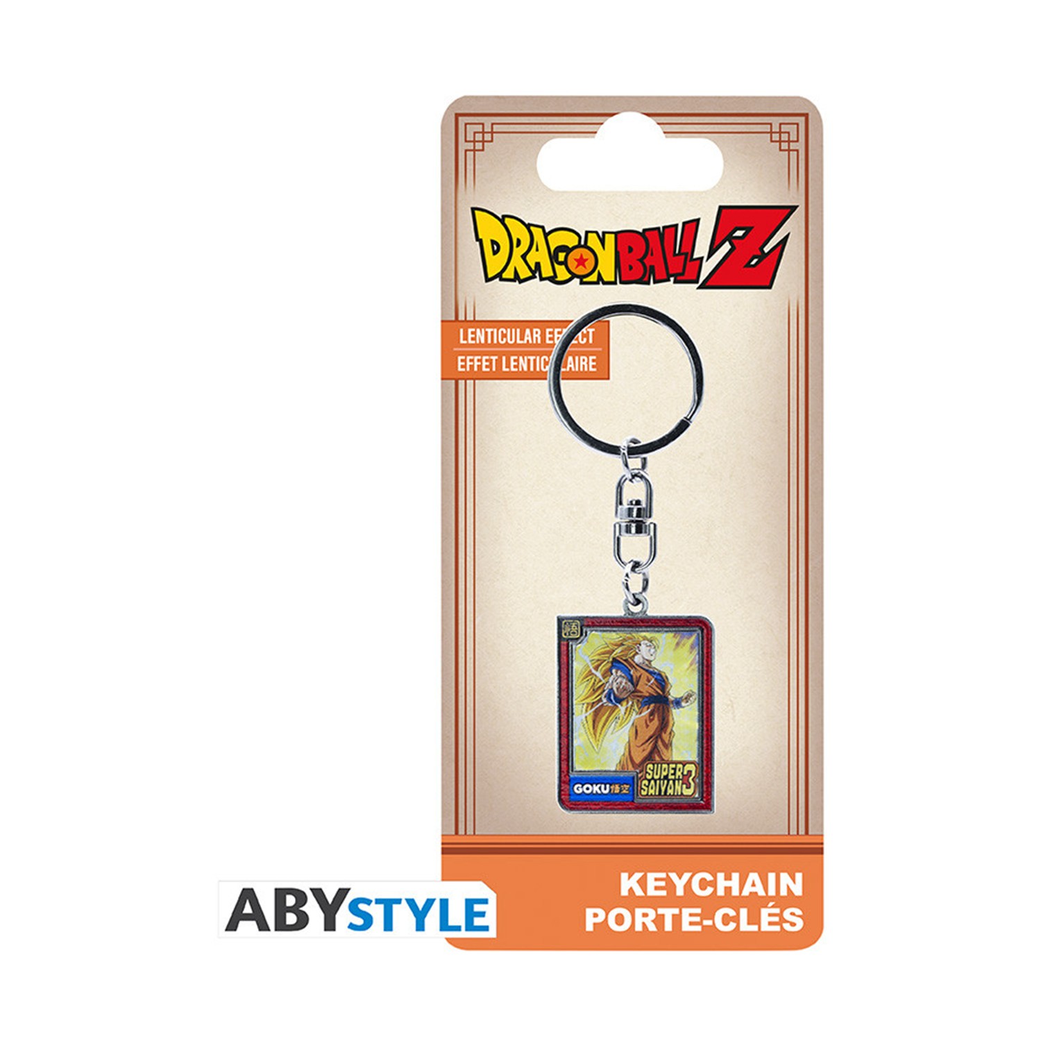 Dragon Ball Goku Super Saiyan 3 Holografischer Schlüsselanhänger