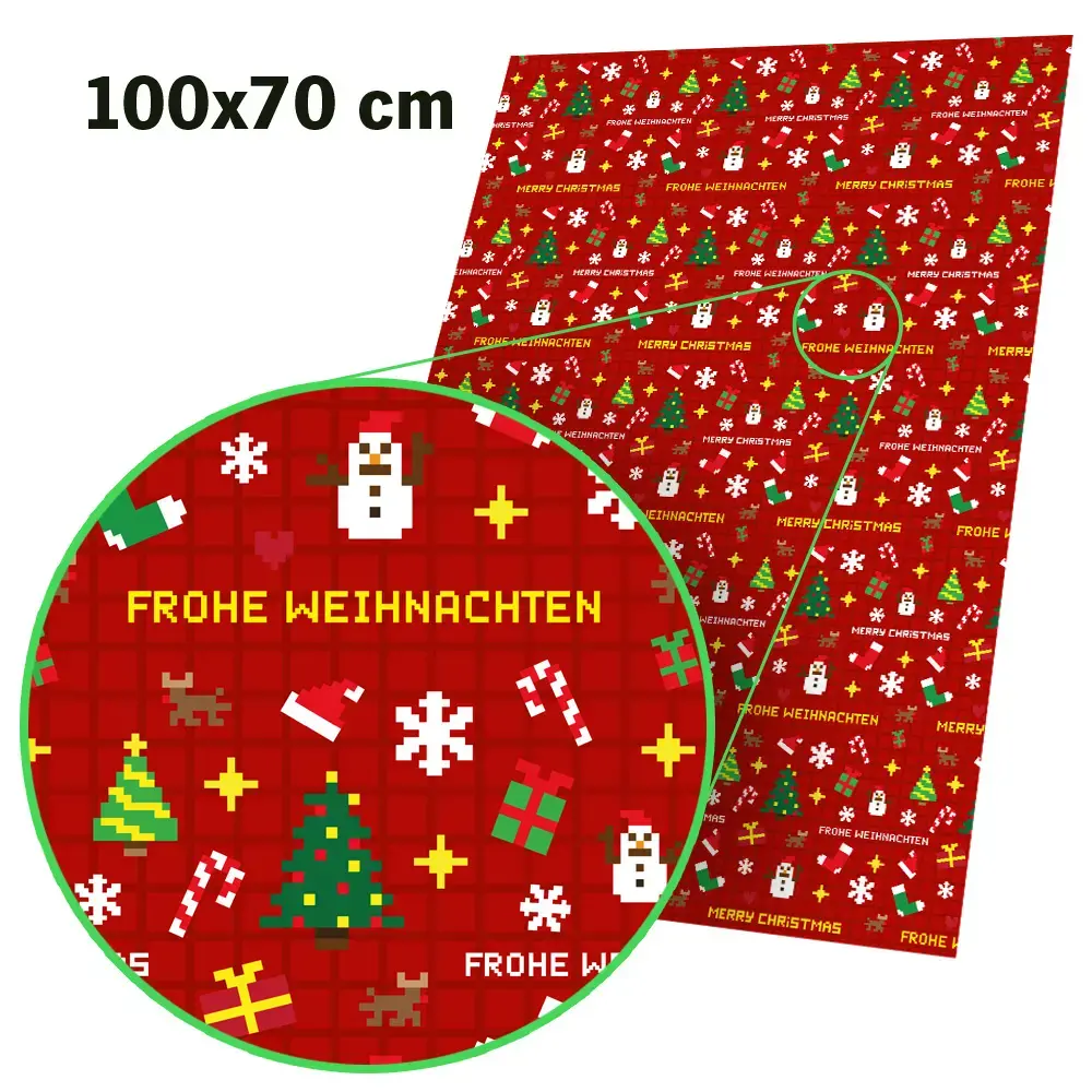 Geek Geschenkpapier : Weihnachten 6er Set