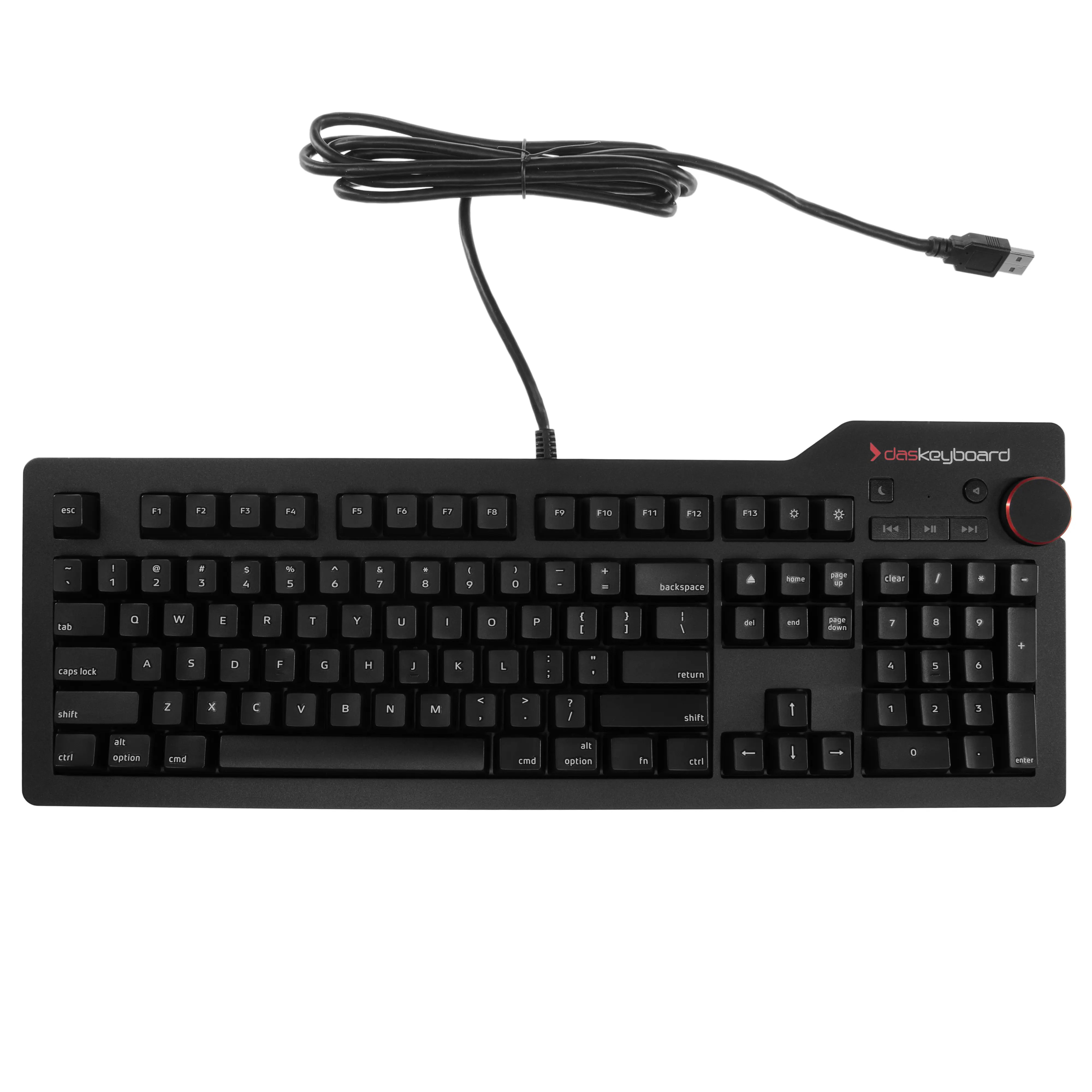 Das Keyboard 4 Professional Mac : Cherry MX Braun Soft Clicky US Layout