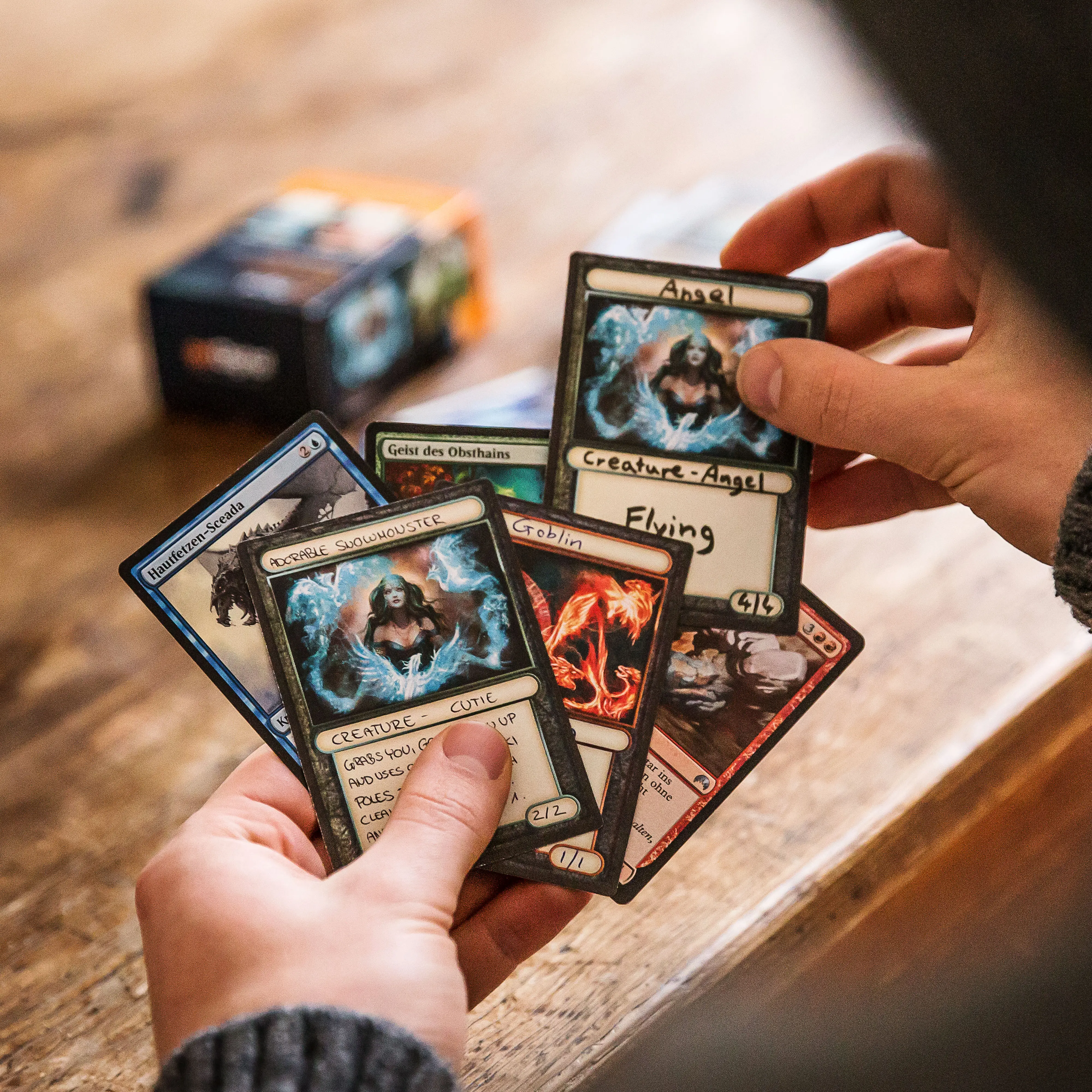 Beschreibbare Tokenkarten f&uuml;r Magic und andere Spiele