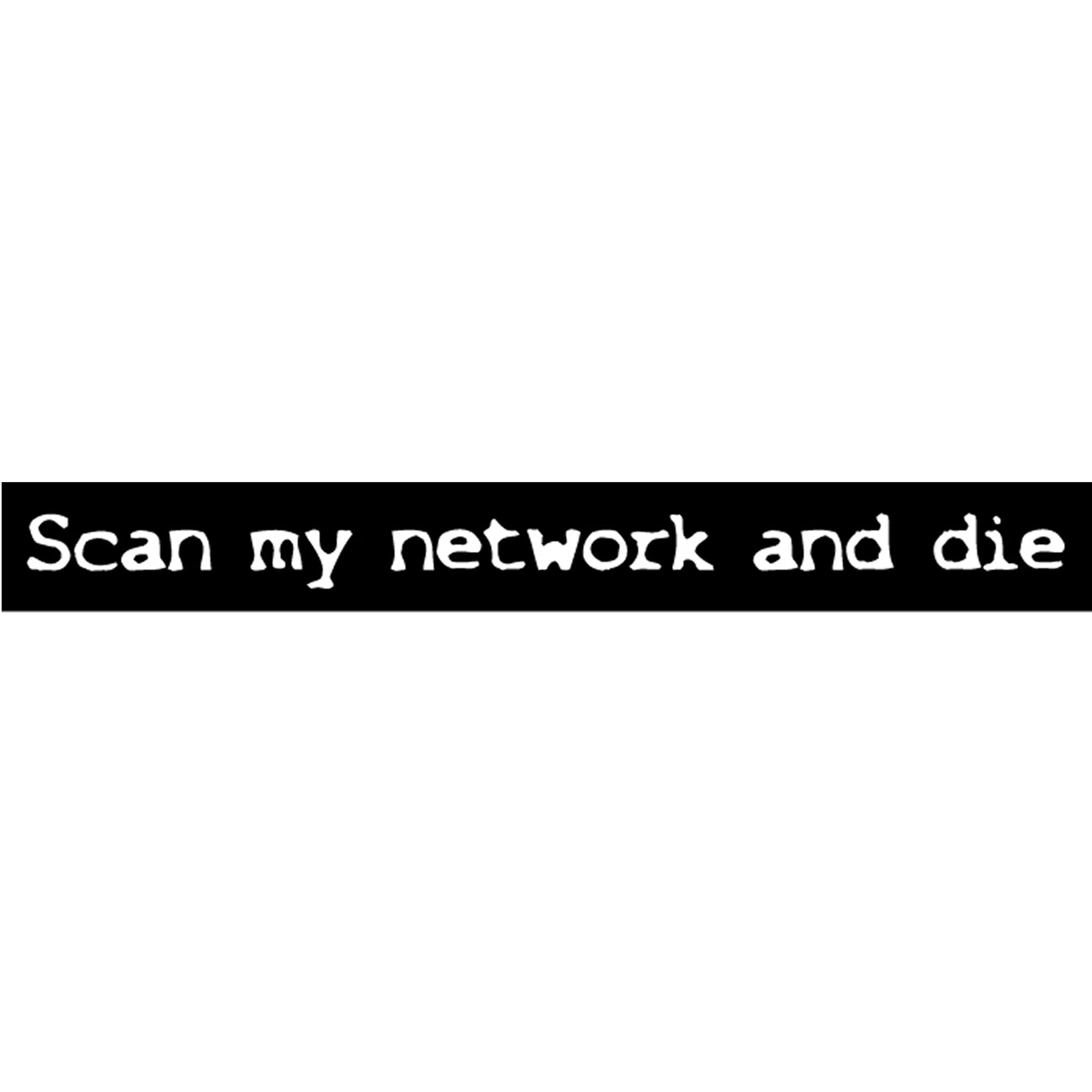 Aufkleber, Scan My Network