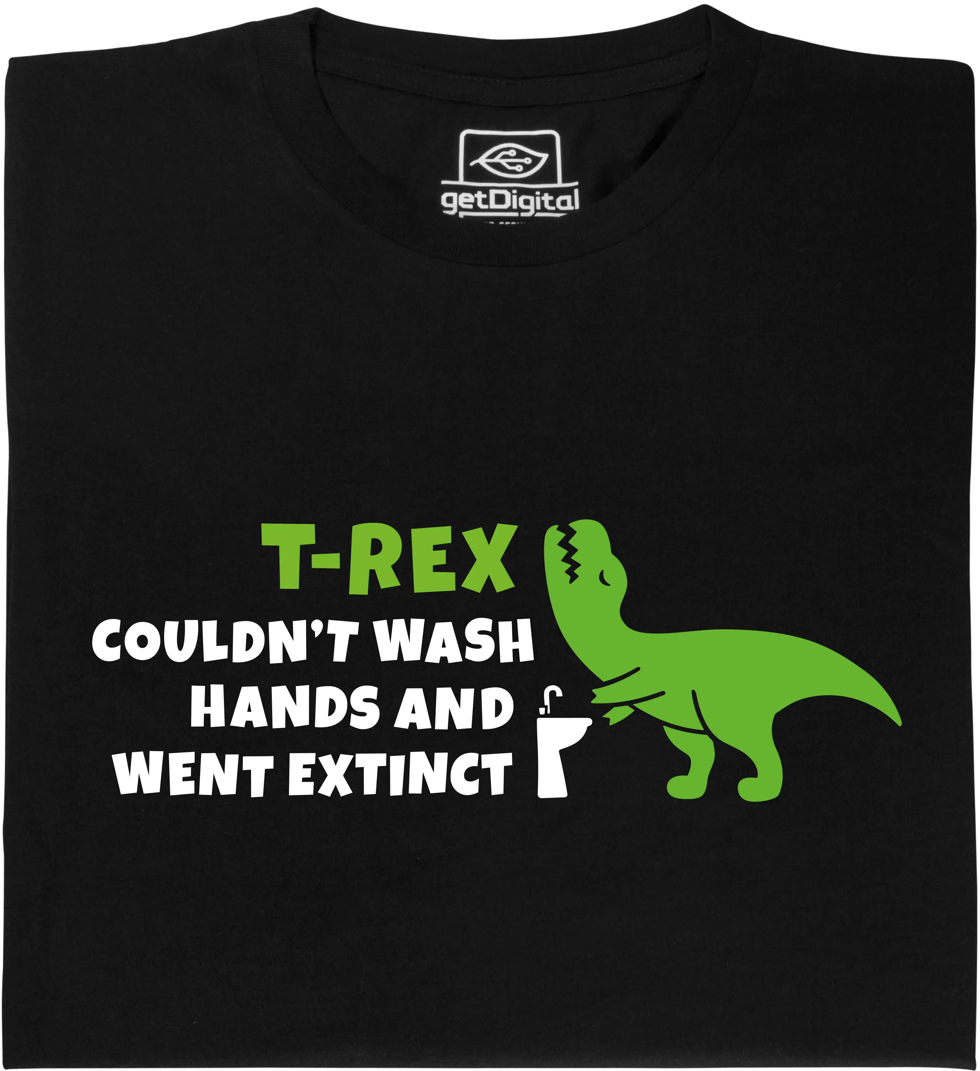T-Rex couldn't wash hands
