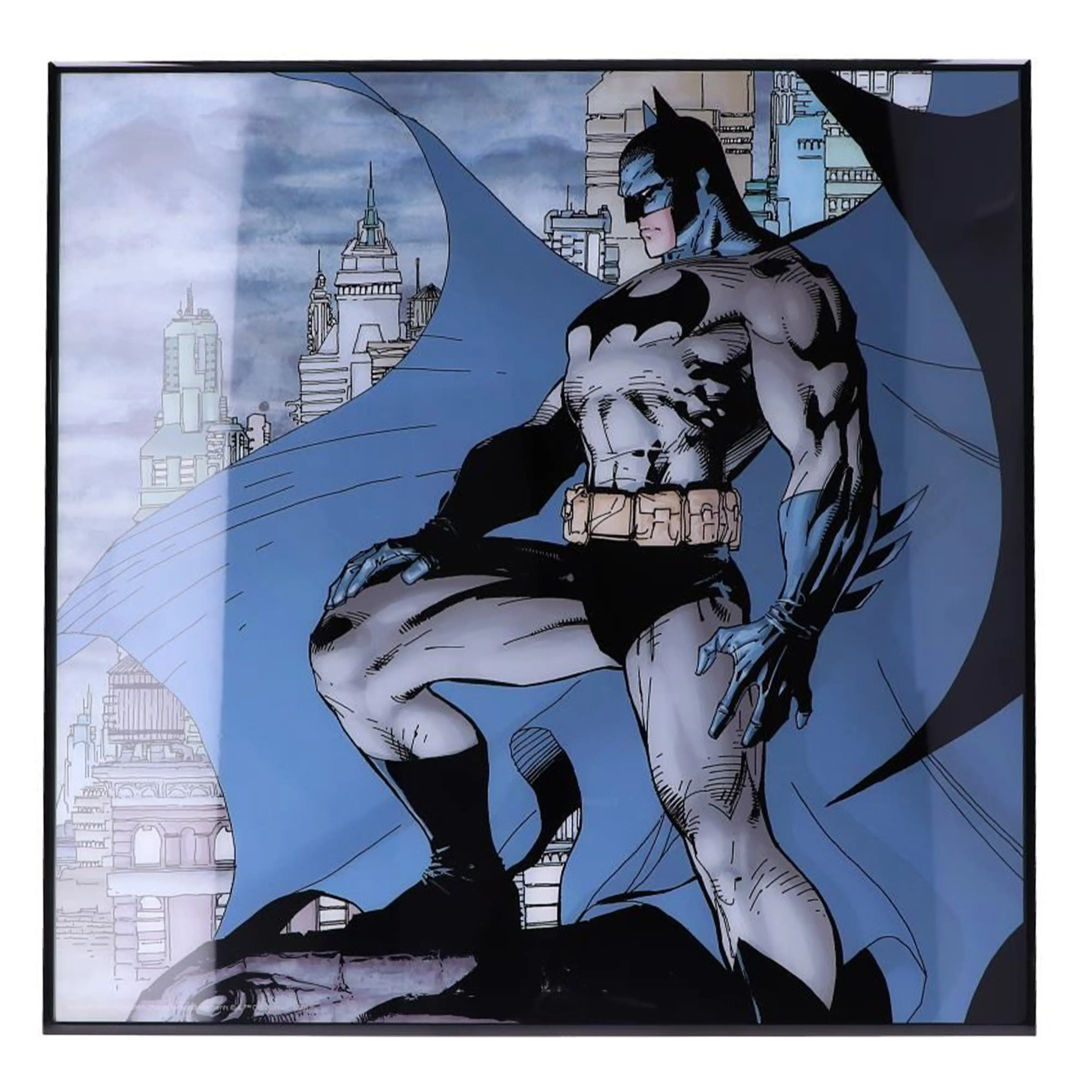 Nemesis Now Dc Comics Batman Crystal Clear Wandbild , Gotham City