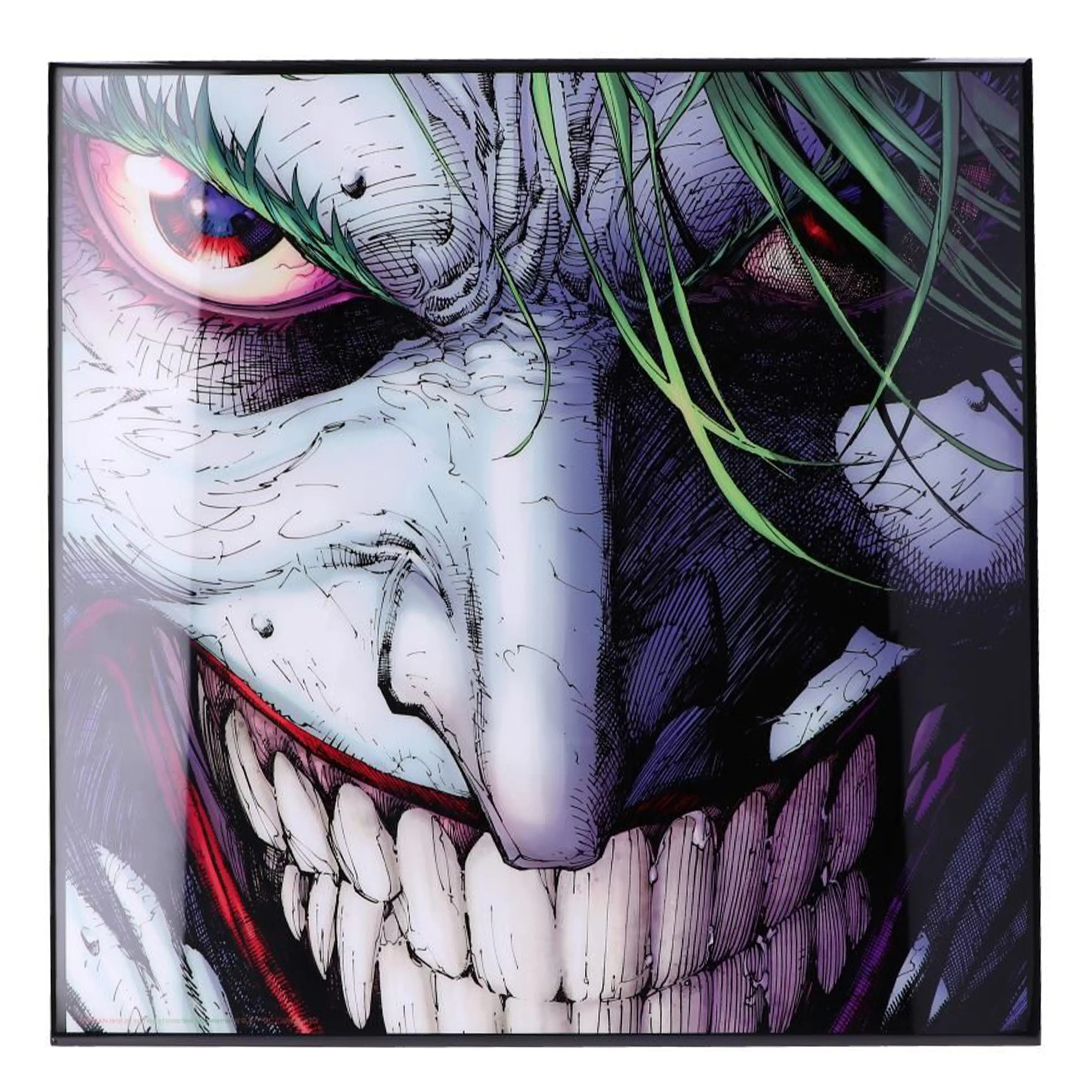 Nemesis Now Dc Comics Batman Crystal Clear Wandbild , The Joker