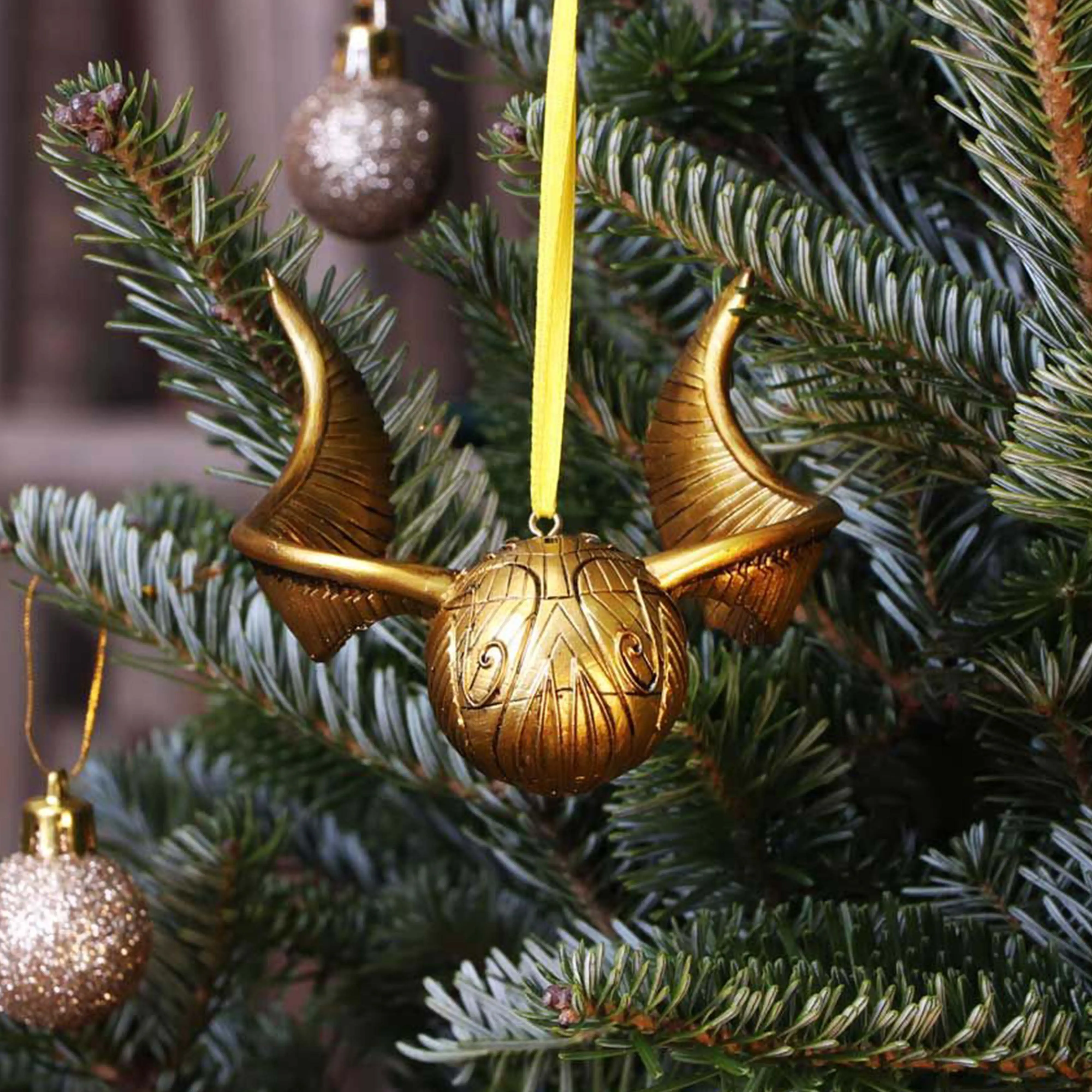 Harry Potter Christbaumschmuck : Goldener Schnatz