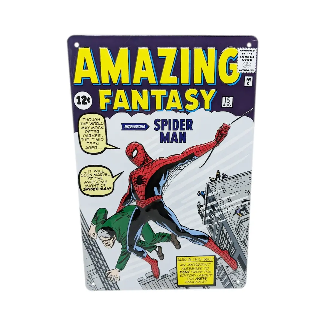 Marvel Blechschild Amazing Fantasy