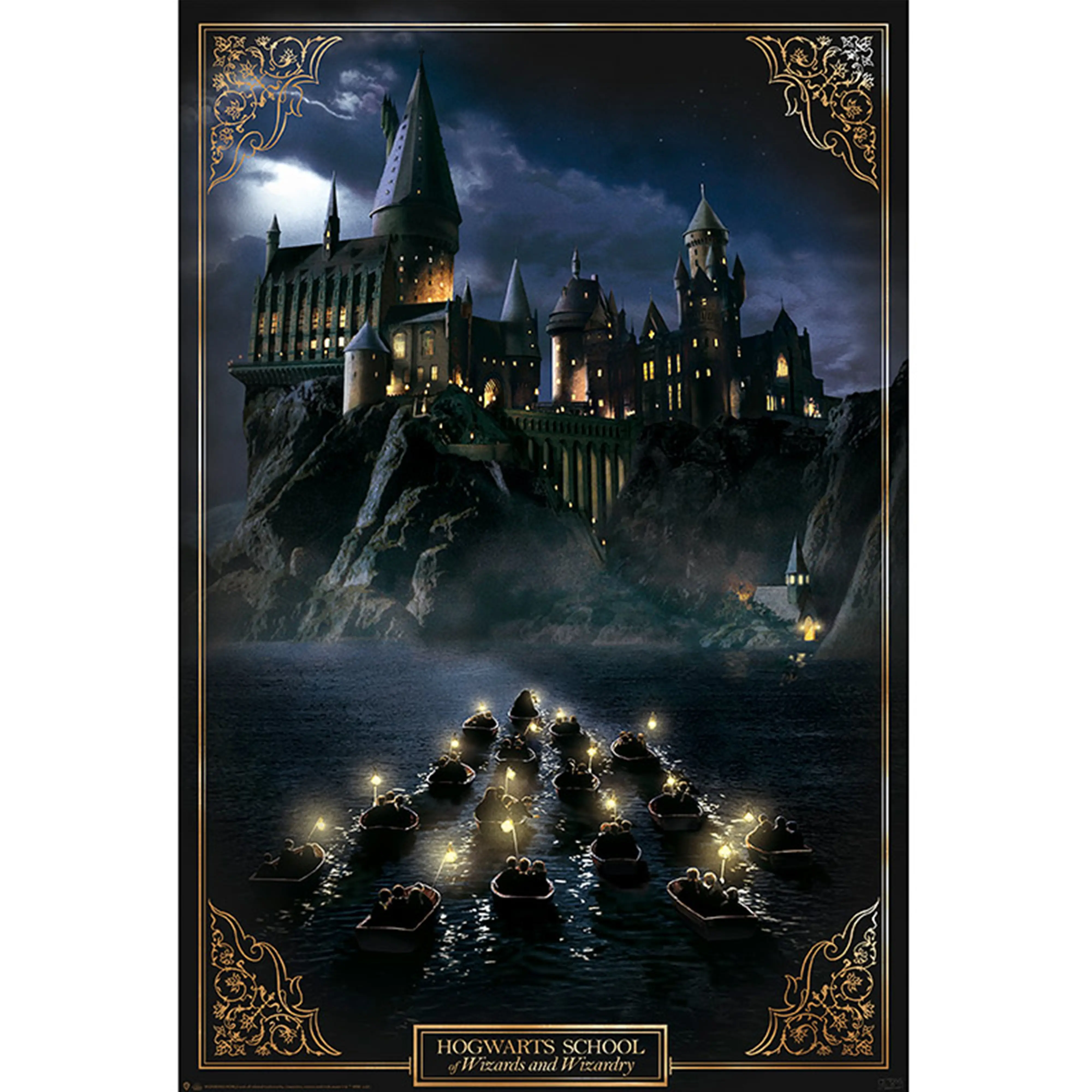 Harry Potter Hogwarts Castle Poster multicolour