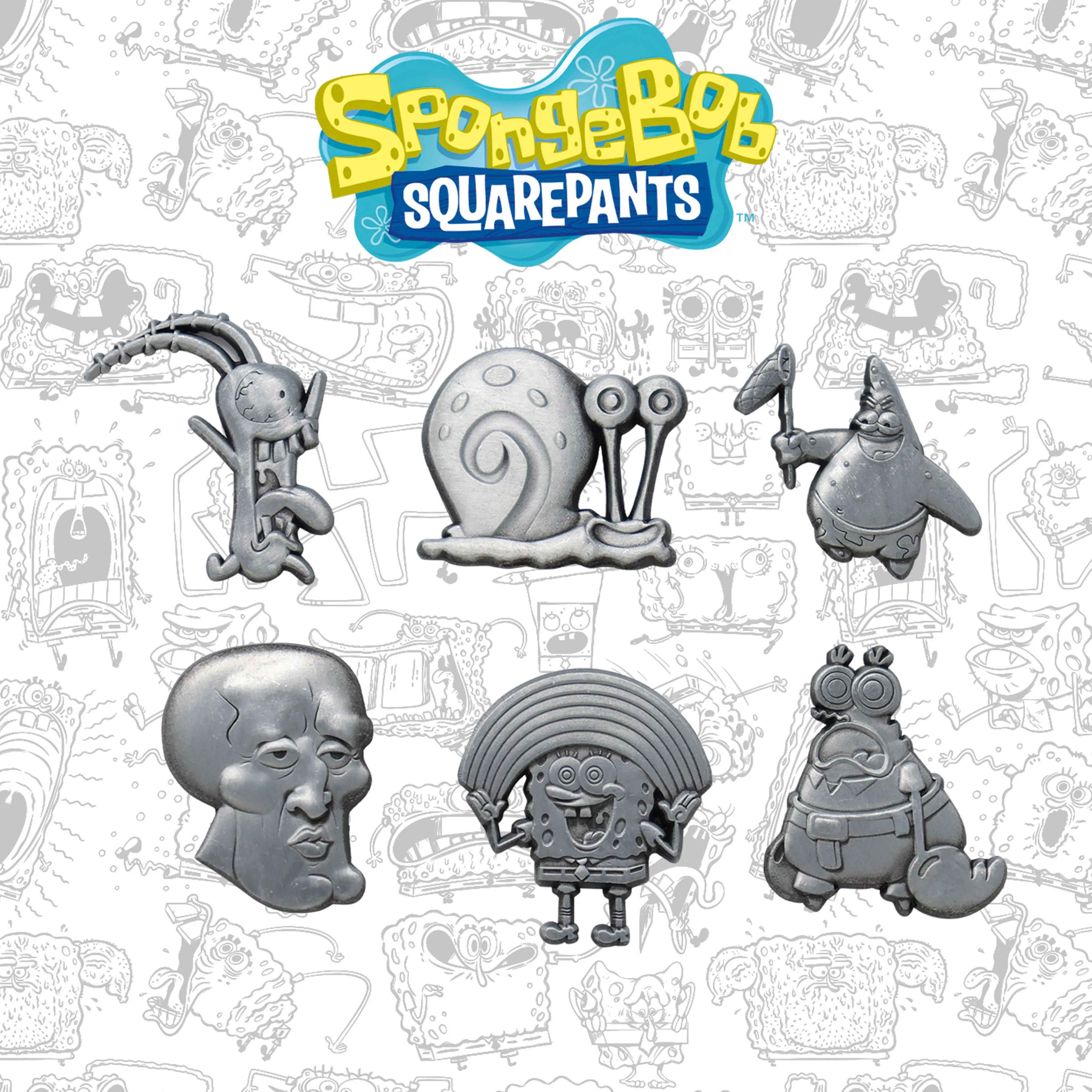 SpongeBob Schwammkopf Limited Edition Anstecker-Set
