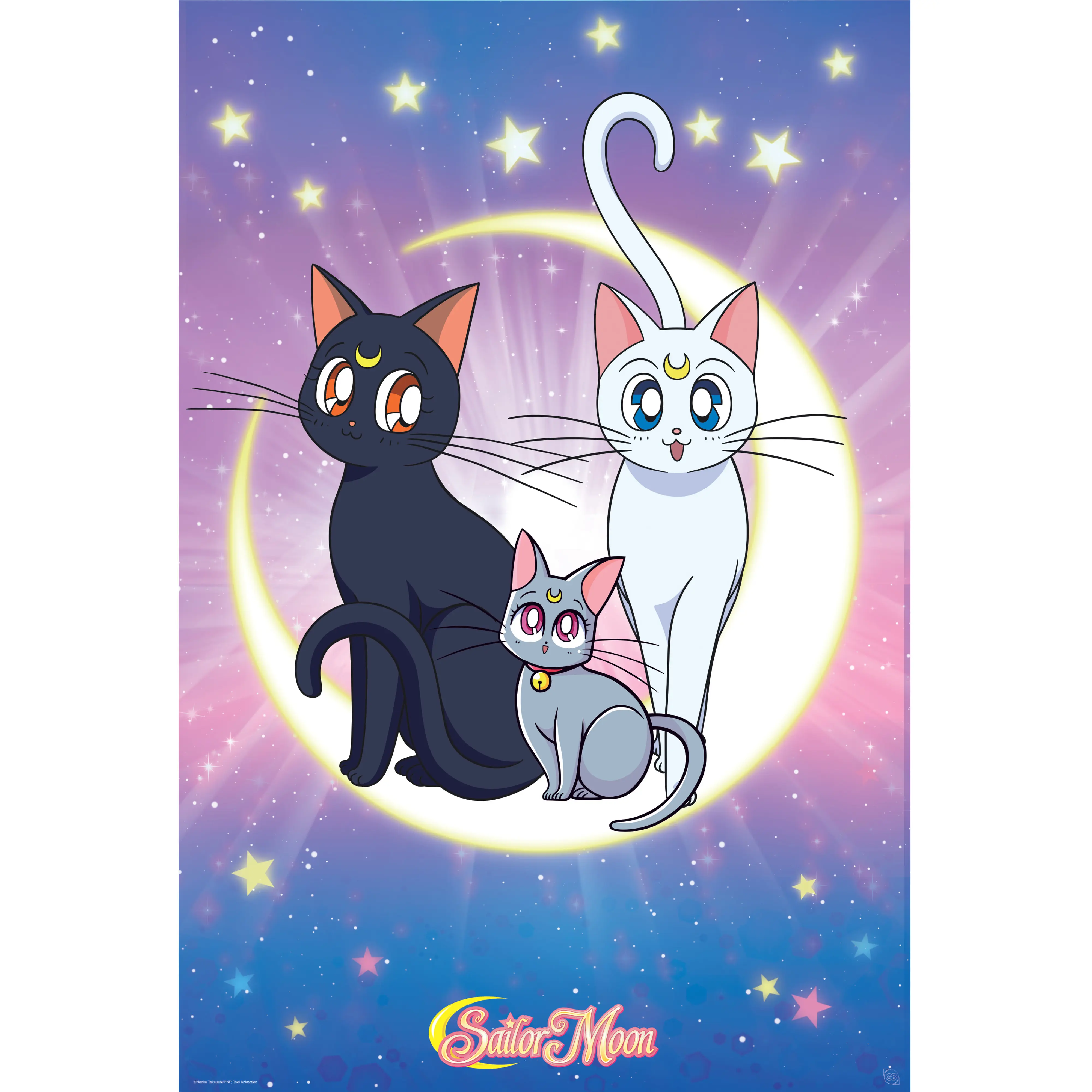 ABYStyle Studio Sailor Moon Poster Luna, Artemis & Diana