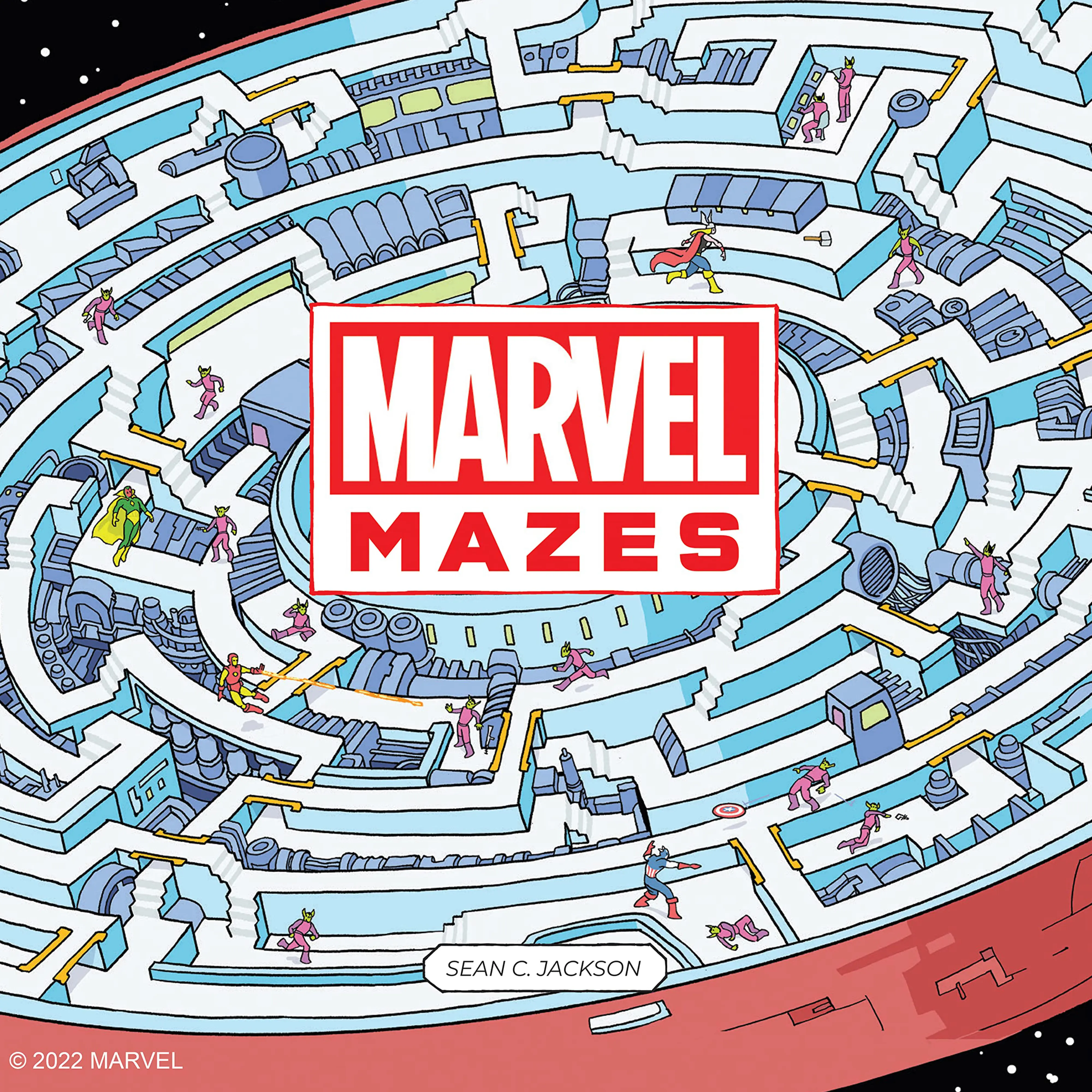 Marvel Mazes – Labyrinth- und Wimmelbuch