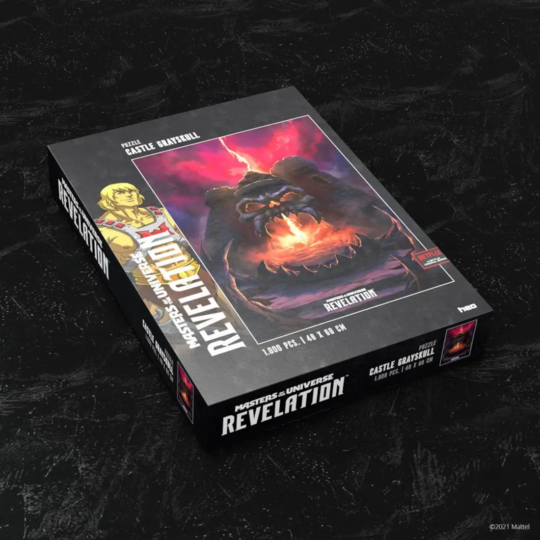 Puzzle 1000 Teile die Meister des Universums heo Games Révélation&trade; Castle Grayskull