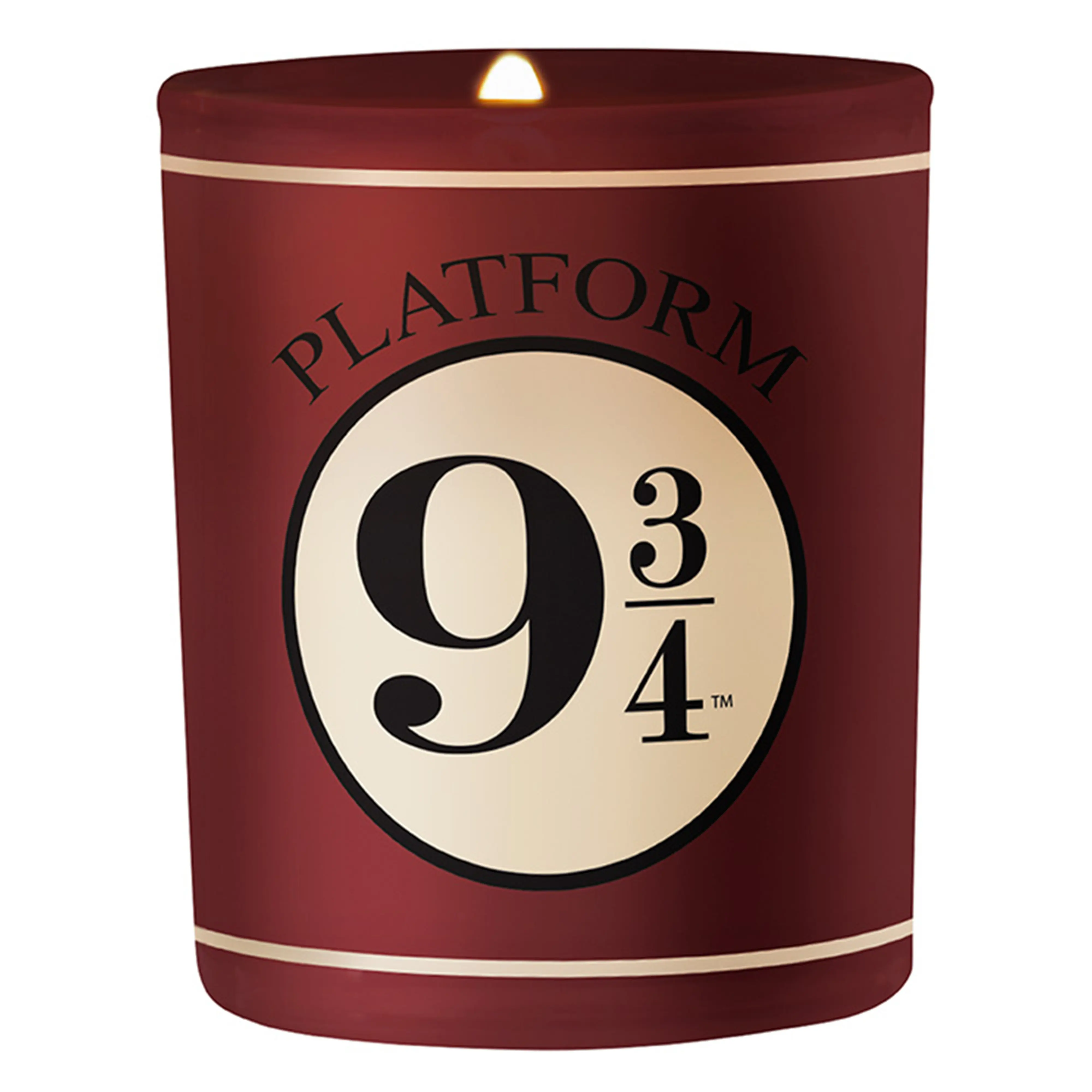 Abystyle - Harry Potter Kerze Platform 9 3 4 schwarz rot weiß aus Wachs in Geschenkverpackung