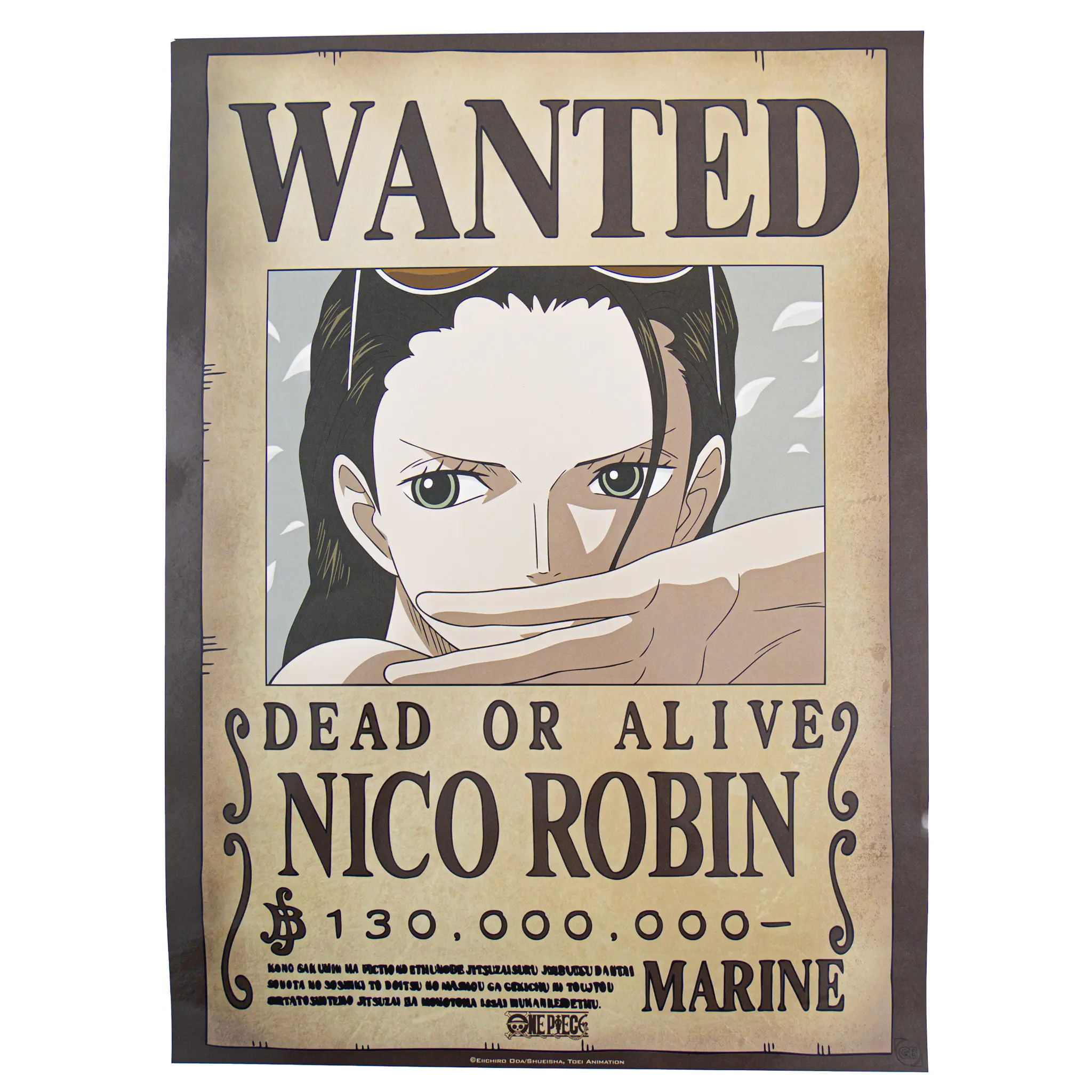 GBeye One Piece "Wanted" Poster , Nico Robin