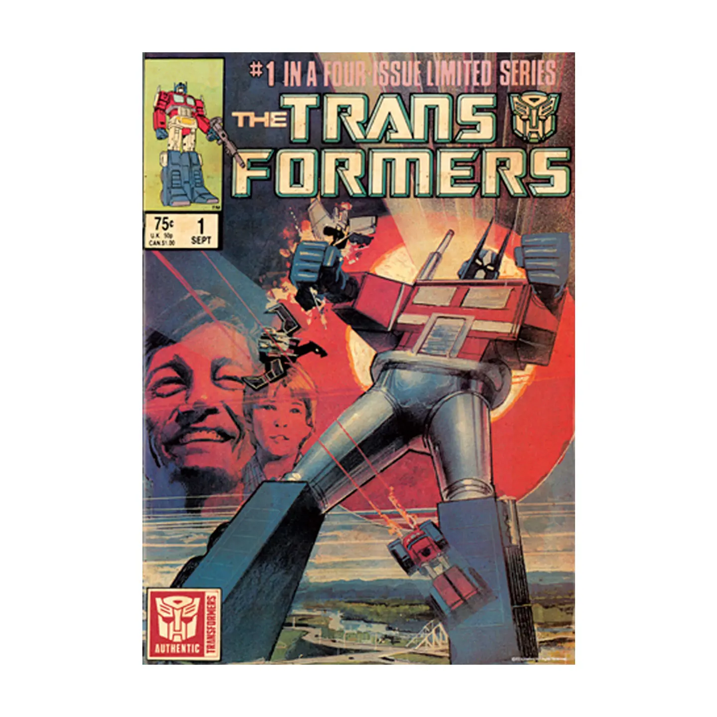 Transformers Limitierter Kunstdruck zum 40. Jahrestag