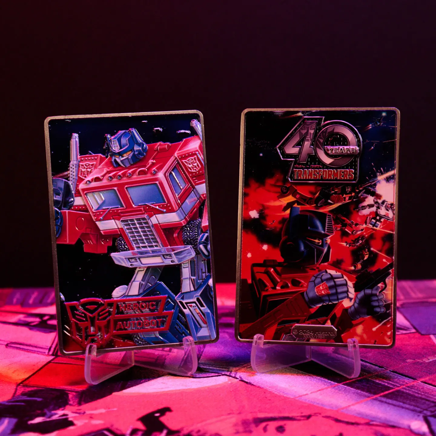 Transformers 40th Anniversary Limitierte Metallbarren zum Sammeln : Optimus Prime