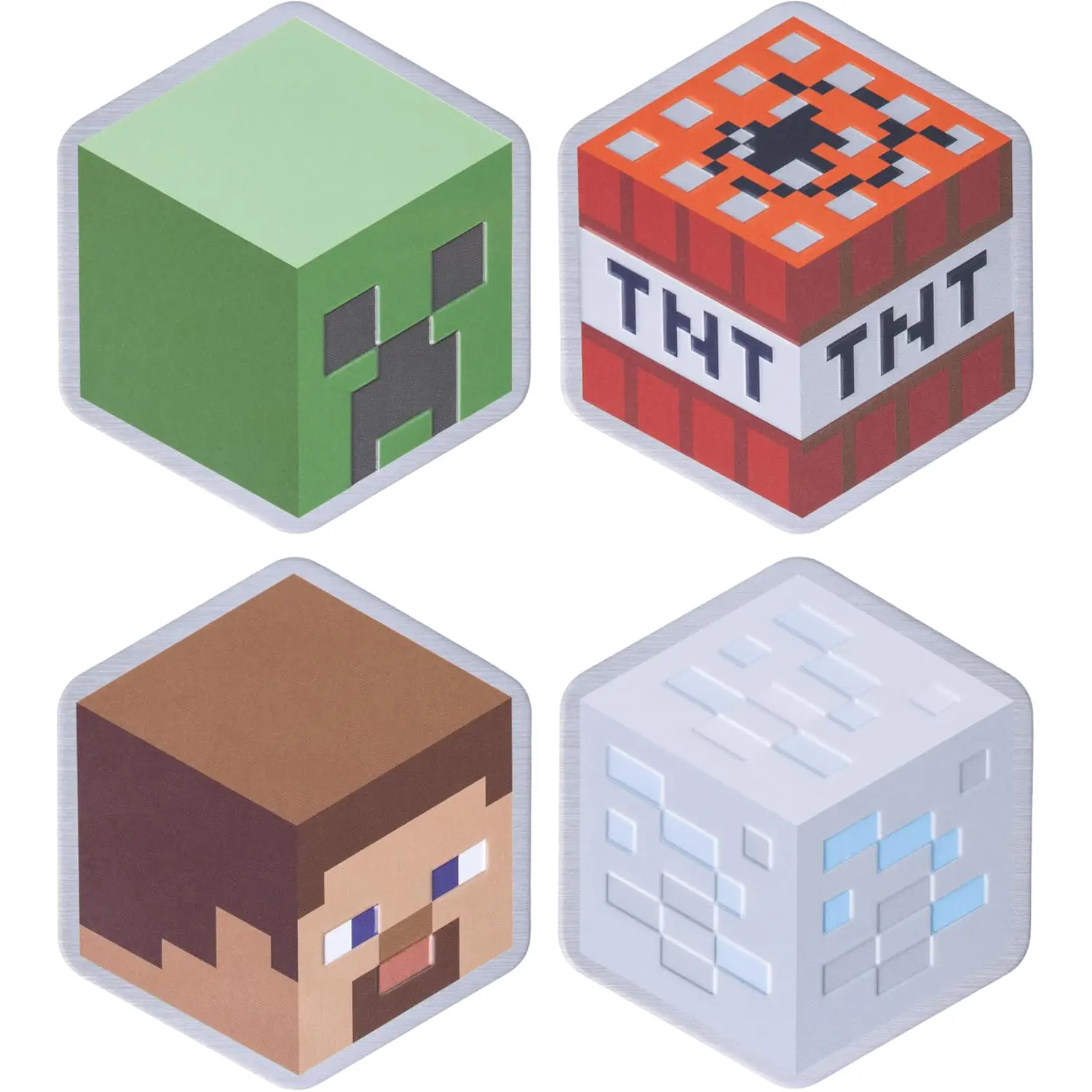Minecraft Metall Untersetzer