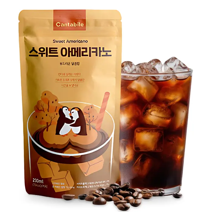 Cantabile & Co Eiskaffees – Erfrischende Koreanische Kaffeedrinks aus dem Beutel : Cantabile Sweet Americano