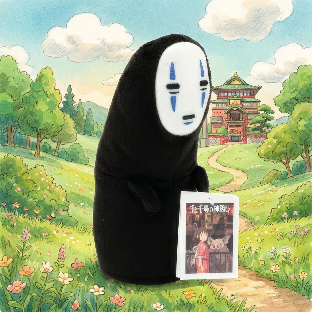 Studio Ghibli Plüschfigur Kaonashi No Face 18 cm